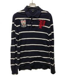 POLO RALPH LAUREN（ポロ・ラルフローレン）の古着「エンブレムラガーシャツ」｜ネイビー