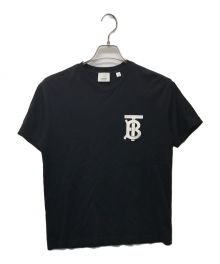 BURBERRY（バーバリー）の古着「TBロゴTシャツ」｜ブラック