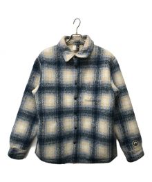 KITH（キス）の古着「Check Sheridan Shirt Jacket」｜ベージュ×ブルー