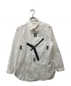 Yohji Yamamoto pour hommeヨウジヤマモト プールオム）の古着「14ss 時計シャツ」｜ホワイト