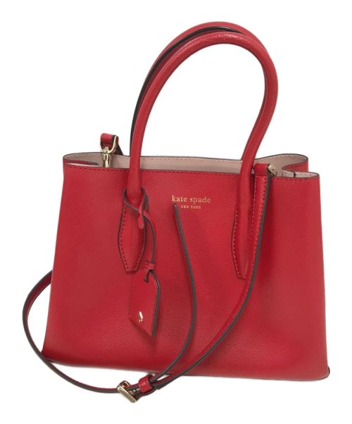 Kate Spade（ケイトスペード）Kate Spade (ケイトスペード) SMALL SATCHEL EVA レッド サイズ:表記なしの古着・服飾アイテム