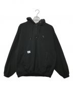 WTAPSダブルタップス）の古着「SEAL / HOODY / POLY. LEAGUE / CHARCOAL」｜ブラック