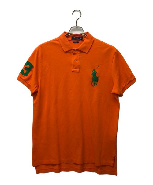 POLO RALPH LAUREN（ポロ・ラルフローレン）POLO RALPH LAUREN (ポロ・ラルフローレン) ビッグポニーポロシャツ オレンジ サイズ:L 未使用品の古着・服飾アイテム