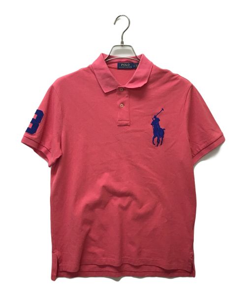 POLO RALPH LAUREN（ポロ・ラルフローレン）POLO RALPH LAUREN (ポロ・ラルフローレン) ビッグポニーポロシャツ ピンク サイズ:Lの古着・服飾アイテム