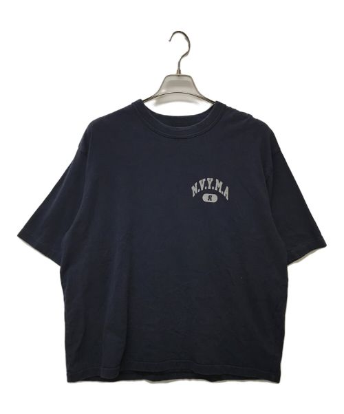 blurhms ROOTSTOCK（ブラームスルーツストック）blurhms ROOTSTOCK (ブラームスルーツストック) プリントTシャツ ネイビー サイズ:2の古着・服飾アイテム