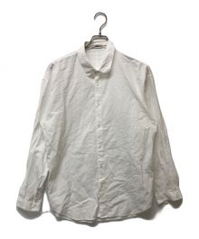 ATON（エイトン）の古着「SHRINK BROAD OVERSIZED SHIRT」｜ホワイト