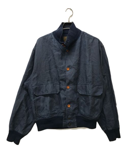 C.P COMPANY（シーピーカンパニー）C.P COMPANY (シーピーカンパニー) ヴィンテージリネンブルゾン ネイビー サイズ:なしの古着・服飾アイテム