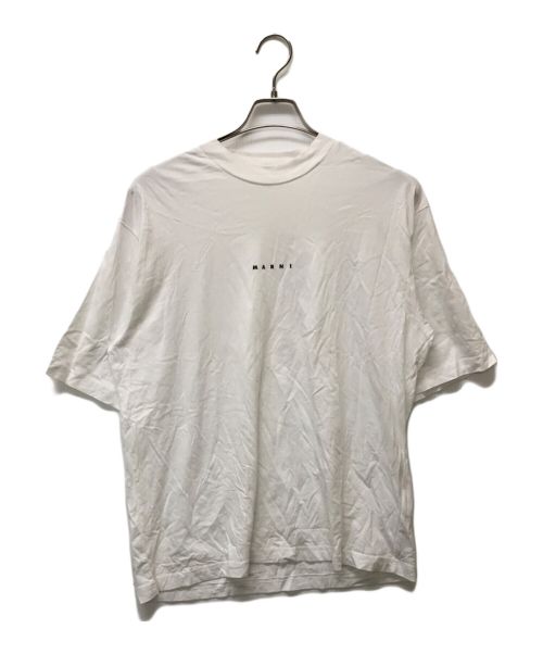 MARNI（マルニ）MARNI (マルニ) ミニロゴTシャツ ホワイト サイズ:48の古着・服飾アイテム