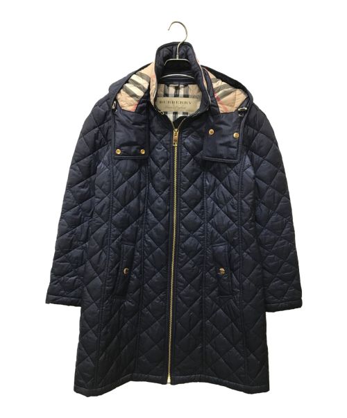 BURBERRY LONDON（バーバリーロンドン）BURBERRY LONDON (バーバリーロンドン) キルティングコート ネイビー サイズ:SIZE Lの古着・服飾アイテム