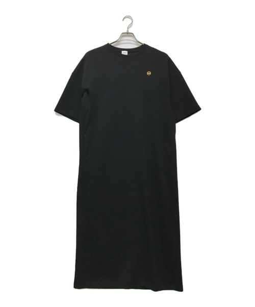 YENN（イエン）YENN (イエン) HOLE BOXY TEE DRESS ブラック サイズ:Ｓ 未使用品の古着・服飾アイテム