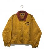 Dickies×X-LARGEディッキーズ×エクストララージ）の古着「OVERDYE WORK JACKET」｜イエロー