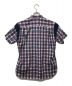 COMME des GARCONS SHIRT (コムデギャルソンシャツ) ドット・チェック半袖シャツ ホワイト×ネイビー サイズ:SIZE S：6000円