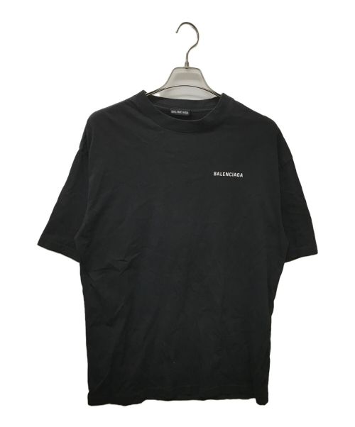 BALENCIAGA（バレンシアガ）BALENCIAGA (バレンシアガ) ロゴTシャツ ブラック サイズ:Sの古着・服飾アイテム