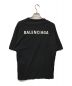 BALENCIAGA (バレンシアガ) ロゴTシャツ ブラック サイズ:S：10000円