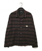 OUR LEGACY×stussyアワーレガシー×ステューシー）の古着「WORK SHOP SHIRTS」｜ブラウン×レッド