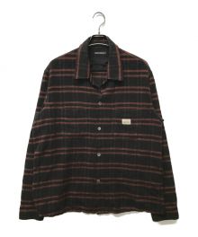 OUR LEGACY×stussy（アワーレガシー×ステューシー）の古着「WORK SHOP SHIRTS」｜ブラウン×レッド