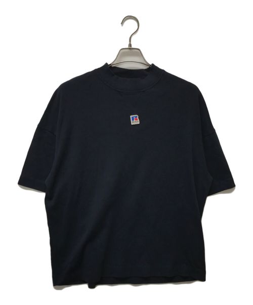 BOSS HUGO BOSS（ボス ヒューゴボス）BOSS HUGO BOSS (ボス ヒューゴボス) RUSSELL ATHLETIC (ラッセルアスレチック) コラボEdition ボックス T シャツ ネイビー サイズ:Mの古着・服飾アイテム