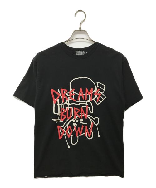 Hysteric Glamour（ヒステリックグラマー）Hysteric Glamour (ヒステリックグラマー) DREAMS BURN DOWN Tシャツ ブラック サイズ:SIZE Mの古着・服飾アイテム