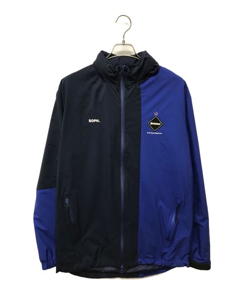 F.C.R.B.（エフシーアールビー）F.C.R.B. (エフシーアールビー) WARM UP JACKET ブルー×ネイビー サイズ:XLの古着・服飾アイテム