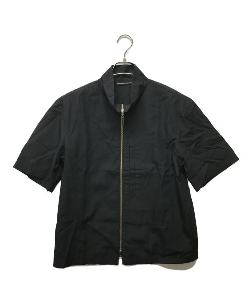 GAULTIER HOMME（ゴルティエオム）GAULTIER HOMME (ゴルティエオム) ダブルジップ半袖ジャケット ブラック サイズ:SIZE 50の古着・服飾アイテム