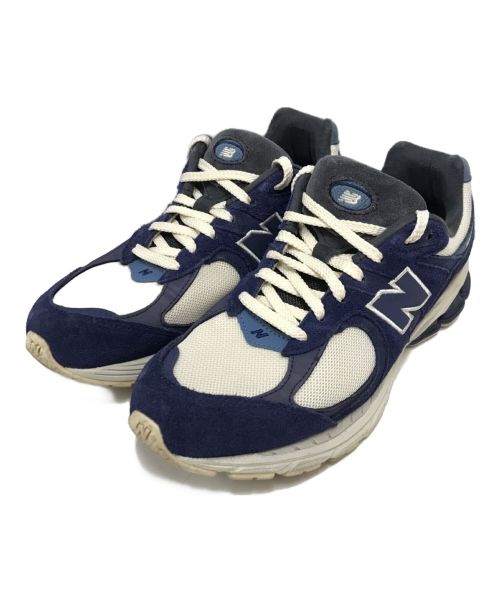 NEW BALANCE（ニューバランス）NEW BALANCE (ニューバランス) M2002RG ベージュ×ネイビー サイズ:US10.5の古着・服飾アイテム