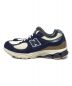 NEW BALANCE (ニューバランス) M2002RG ベージュ×ネイビー サイズ:US10.5：6000円