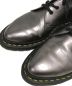 中古・古着 Dr.Martens (ドクターマーチン) エナメル3ホールシューズ グレー サイズ:24cm：8000円