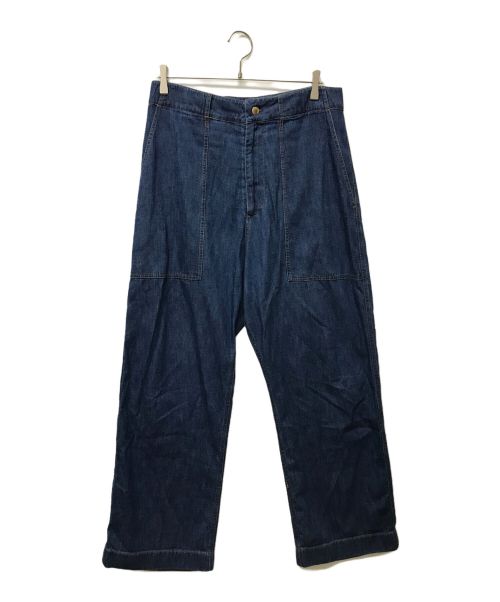 STUDIO NICHOLSON（スタジオ ニコルソン）STUDIO NICHOLSON (スタジオニコルソン) 8OZ JAPANESE DENIM INDIGO WASH (STRATA) インディゴ サイズ:Ｍの古着・服飾アイテム