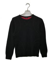 COMME des GARCONS HOMME PLUS（コムデギャルソンオムプリュス）の古着「03AW カーブ期 クルーネックスウェット」｜レッド