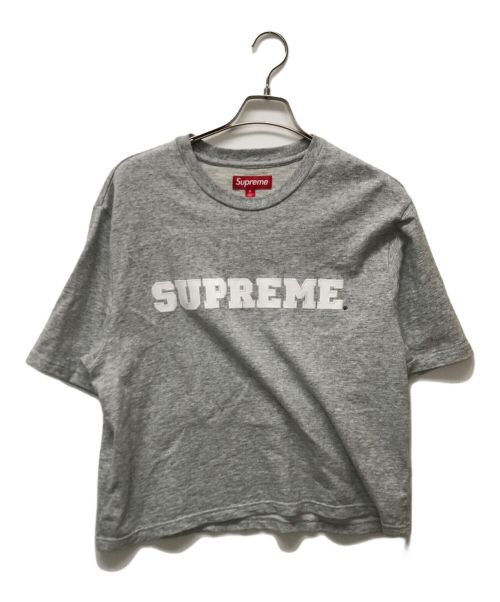 SUPREME（シュプリーム）Supreme (シュプリーム) ロゴTシャツ グレー サイズ:Mの古着・服飾アイテム