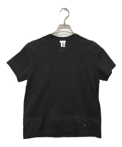 noir kei ninomiya（ノワール ケイ ニノミヤ）noir kei ninomiya (ノワール ケイ ニノミヤ) D管付Tシャツ ブラック サイズ:SIZE Lの古着・服飾アイテム