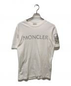 MONCLERモンクレール）の古着「ポケットスリーブロゴTシャツ」｜ホワイト