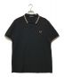 FRED PERRY（フレッドペリー）の古着「ストリームラインフィット ポロシャツ」｜ブラック