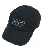 KENZOケンゾー）の古着「ロゴベースボールキャップ」｜ブラック