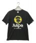 A BATHING APE（アベイシングエイプ）の古着「カモ ロゴ Tシャツ」｜ブラック