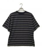 KAPTAIN SUNSHINEキャプテンサンシャイン）の古着「Hard Twisted Border Jersey S/S Tee」｜ネイビー