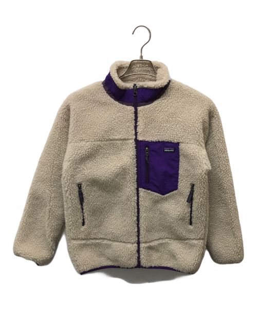 Patagonia（パタゴニア）Patagonia (パタゴニア) レトロXジャケット ホワイト×パープル サイズ:XLの古着・服飾アイテム