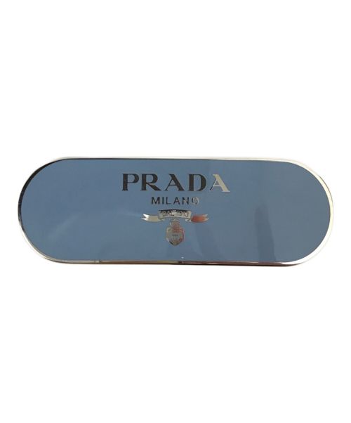 PRADA（プラダ）PRADA (プラダ) ヘアクリップ ロゴメタルプレート サイズ:表記なしの古着・服飾アイテム