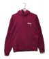 stussy（ステューシー）の古着「スクリーンプリントプルオーバー」｜ピンク