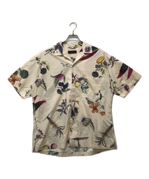 CABAN（キャバン）CABAN (キャバン) NEW BOTANICAL コットン オープンカラーシャツ ベージュ サイズ:Lの古着・服飾アイテム