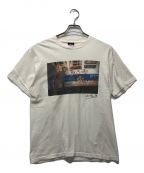 stussy×Jon Naarステューシー×）の古着「コラボフォトプリント Tシャツ」｜ホワイト