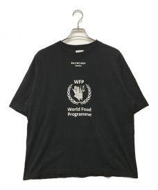 BALENCIAGAバレンシアガ）の古着「World Food Programme プリントTシャツ」｜ブラック