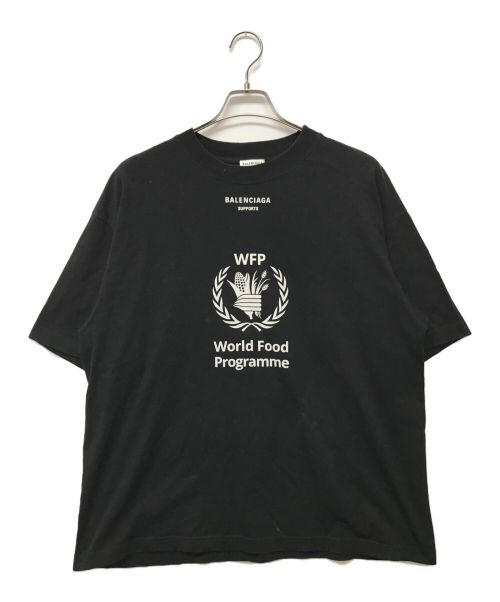 BALENCIAGA（バレンシアガ）BALENCIAGA (バレンシアガ) World Food Programme プリントTシャツ ブラック サイズ:SIZE Mの古着・服飾アイテム