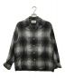 WACKO MARIA（ワコマリア）の古着「OMBRE CHECK OPEN COLLAR SHIRT L/S」｜ブラック