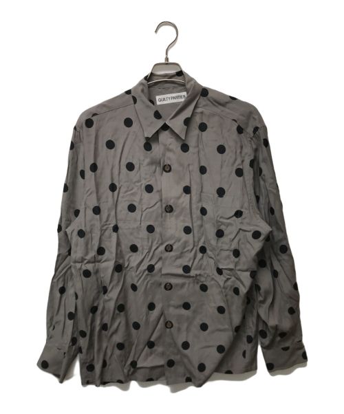 WACKO MARIA（ワコマリア）WACKO MARIA (ワコマリア) DOTS OPEN COLLAR SHIRT グレー サイズ:Lの古着・服飾アイテム