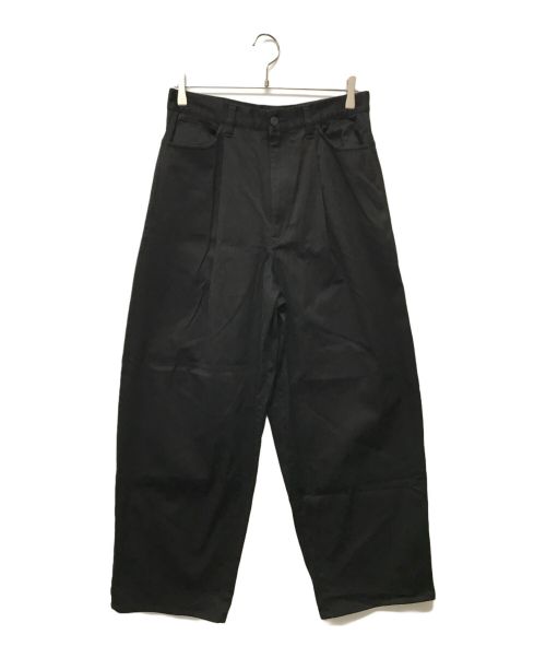 LAD MUSICIAN（ラッドミュージシャン）LAD MUSICIAN (ラッドミュージシャン) CHINO STRETCH CROPPED PANTS ブラック サイズ:SIZE 44の古着・服飾アイテム