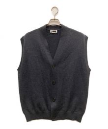 H BEAUTY&YOUTH（エイチ ビューティー&ユース）の古着「H SOLID WOOL 9G V VEST/ソリッドウールベスト」｜ブラック