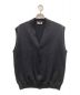 H BEAUTY&YOUTH（エイチ ビューティー&ユース）の古着「H SOLID WOOL 9G V VEST/ソリッドウールベスト」｜ブラック