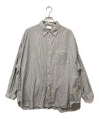 FreshServiceフレッシュサービス）の古着「CORPORATE REGULAR COLLAR SHIRT」｜グレー×ホワイト