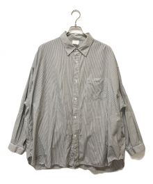 FreshService（フレッシュサービス）の古着「CORPORATE REGULAR COLLAR SHIRT」｜グレー×ホワイト